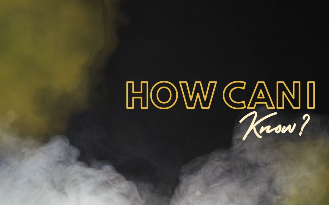 How Can I Know?