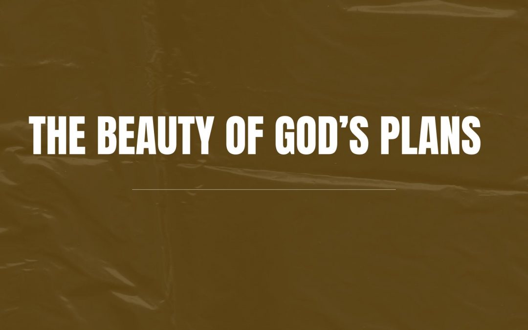 The Beauty Of God’s Plans